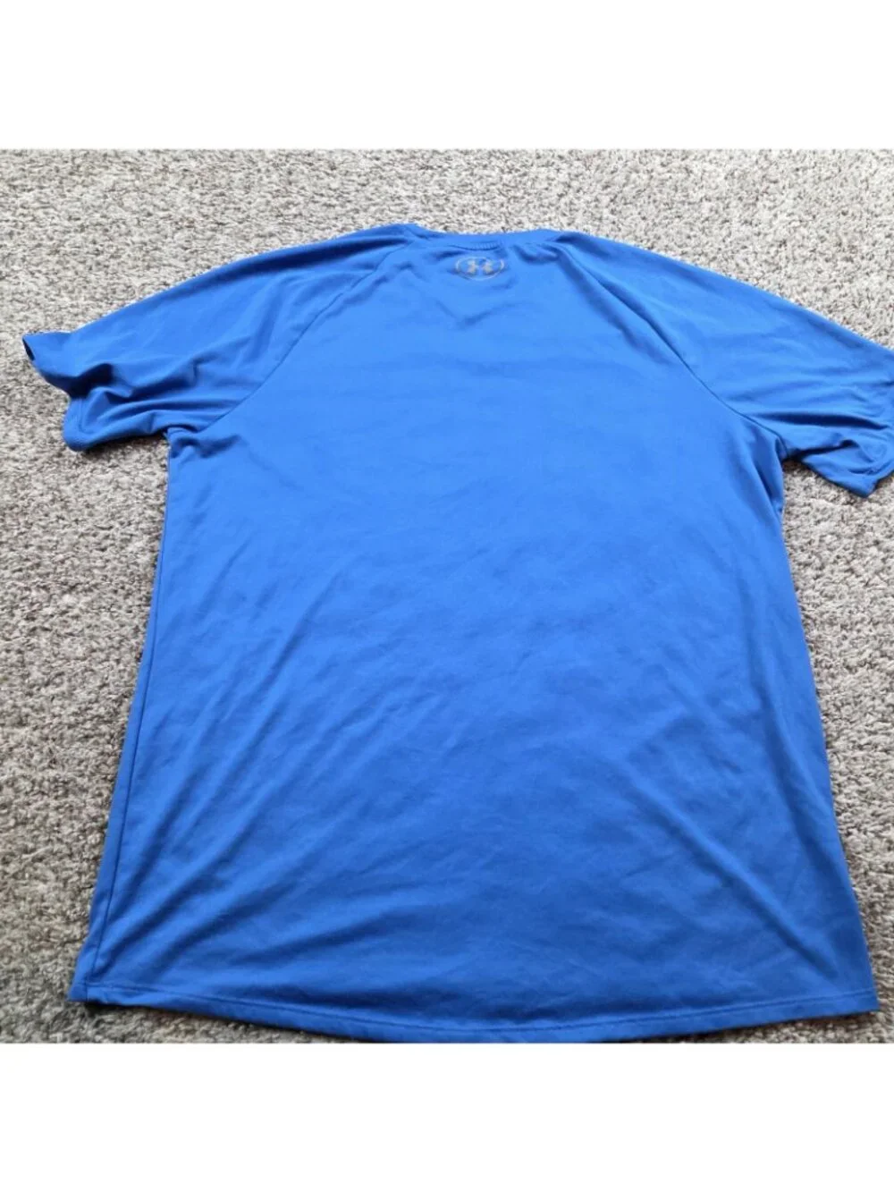 Under Armour Ole Miss Rebels Baseball T Shirt Mens Large Blue Short Sleeve